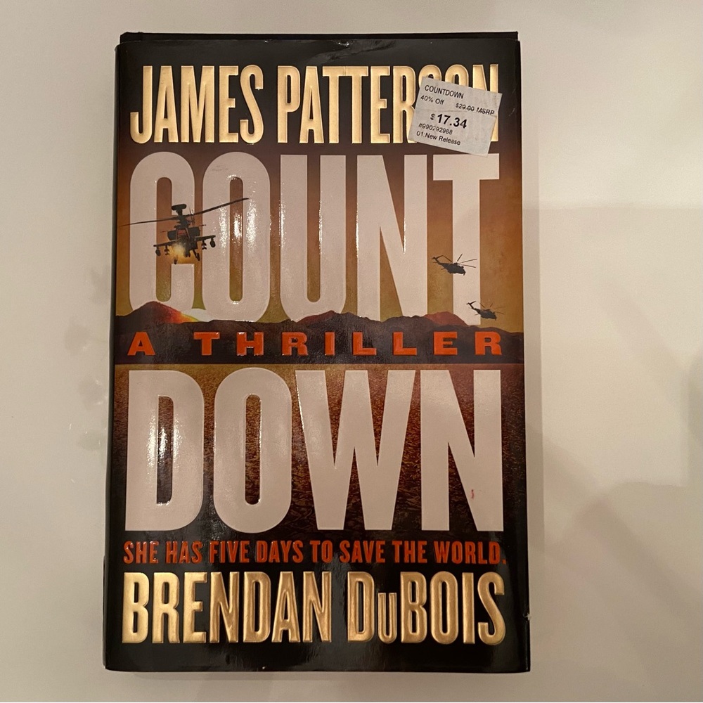 Countdown by James Patterson, hardcover book